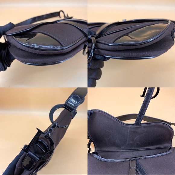 ✈️Sold!Christian Dior Vintage Double Saddle Bag - Picture 10 of 13